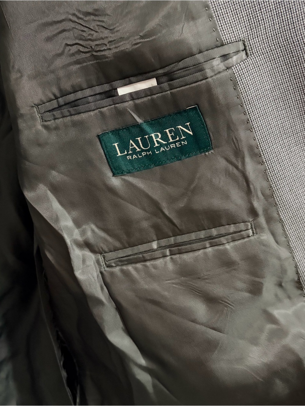 Lauren Ralph Lauren Classic Gray Men's Blazer - Picture 7 of 10